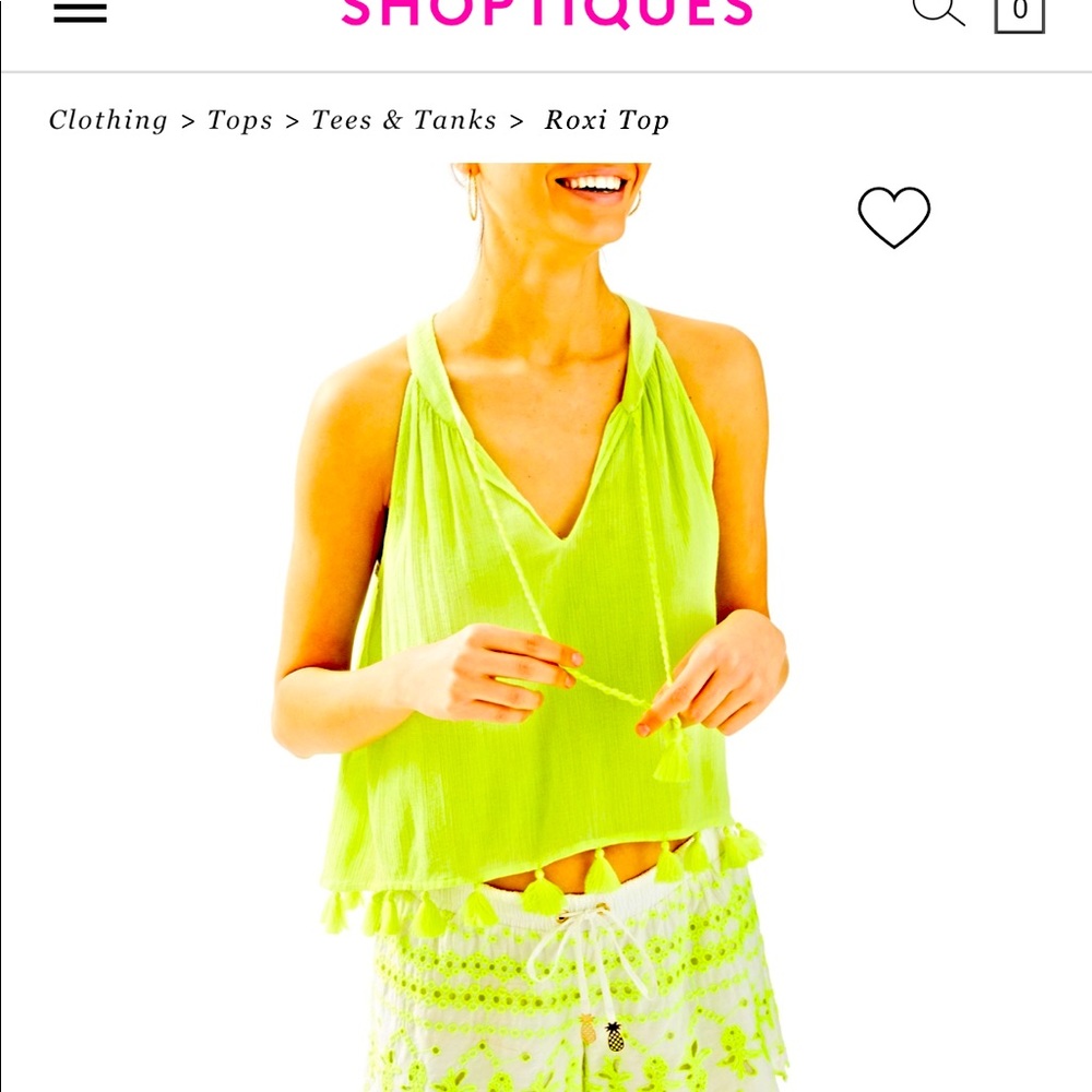 NWT Lilly Pulitzer Roxi Top Large